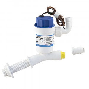 Twinport Aerator Pump 500GPH 12V Angled